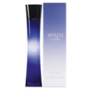Armani Code perfume bottle and packaging on a white background