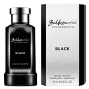 Baldessarini Black Eau de Toilette bottle and packaging on a white background