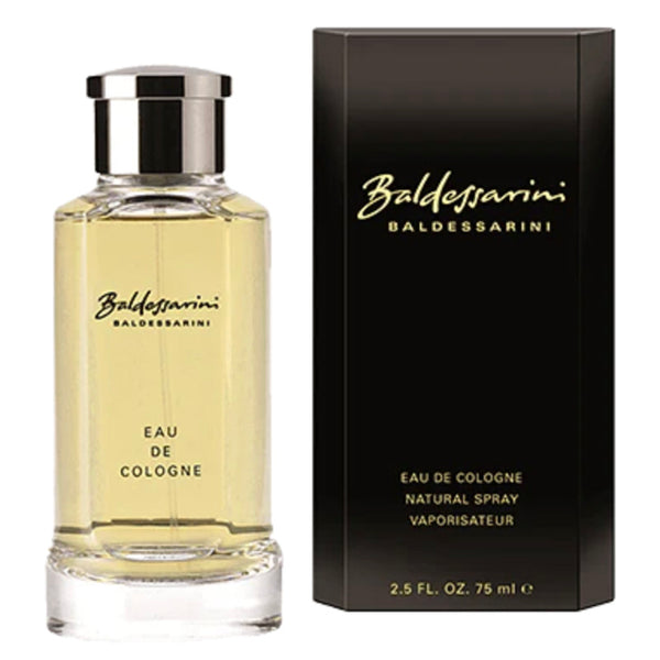 Baldessarini Eau de Cologne bottle and packaging on a white background