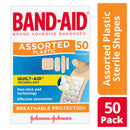 Band-Aid Assorted Plastic Shapes 50 Pack
