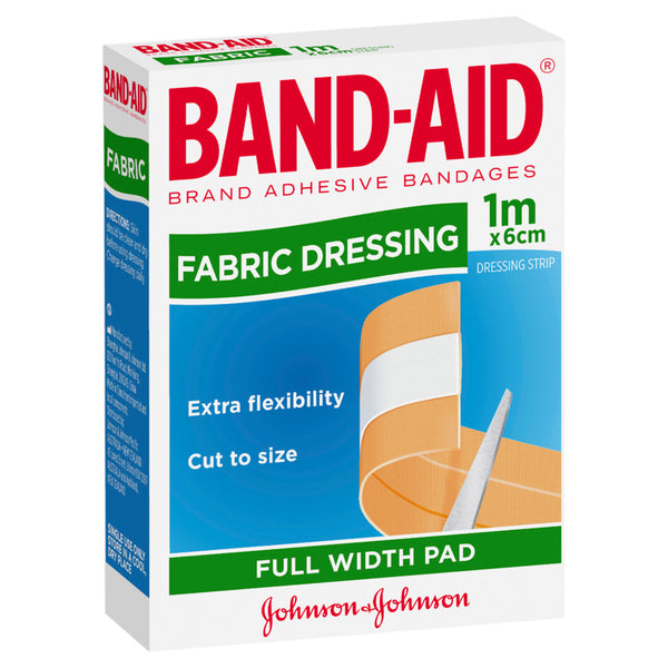 Band-Aid Fabric Dressing Full Width 1m x 6cm