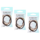 Basicare Elastic Durable Hair Bands - 3 Pack