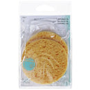 Basicare Natural Cellulose Cleansing Round 7.5cm Sponge - 2 Pieces