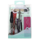 Basicare Professional 22 Piece Manicure Set - Nail Care Grooming Kit