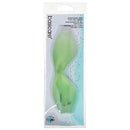 A packaged basicare Soothing Mini SFC Gel Mask in a translucent mint green color, shown in its original retail blister pack against a white background.