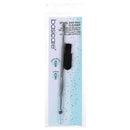 Basicare Spiral Ear Wax Cleaner in a clear plastic blister pack with a white and light blue backing card, containing a metal spiral tool and a small black case.
