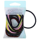 Basicare Thick Stretchy Elastic Assorted Colors Hair Bands - 12 Pieces
