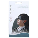 Basicare Travel Sleep Kit - Eye Mask and Foam Ear Plugs with Storage Case