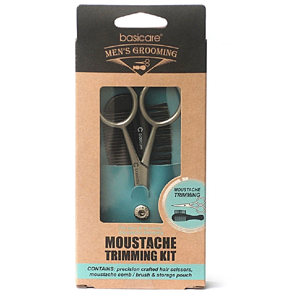 Basicare Men's Grooming Moustache Trimming Kit