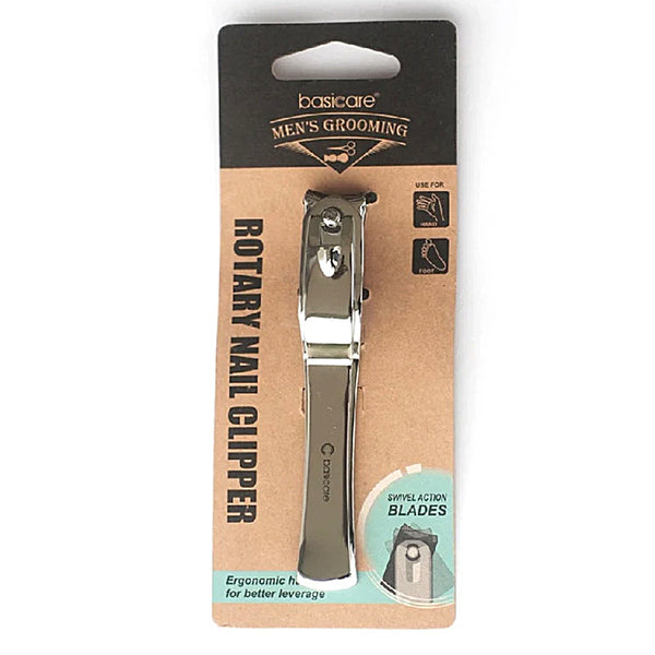 Basicare Men's Grooming Rotary Nail Clipper