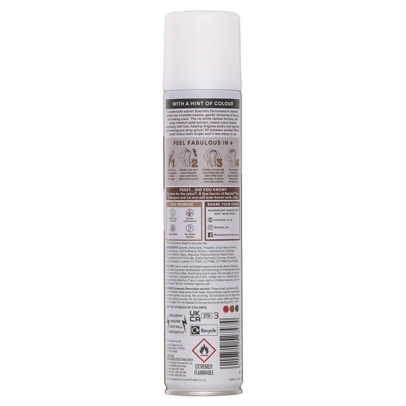 Batiste Dry Shampoo Brunette 200ml