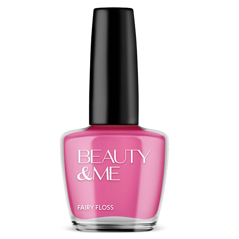 Beauty & Me Nail Polish 12ml - 109 'Fairy Floss' Vivid Pink