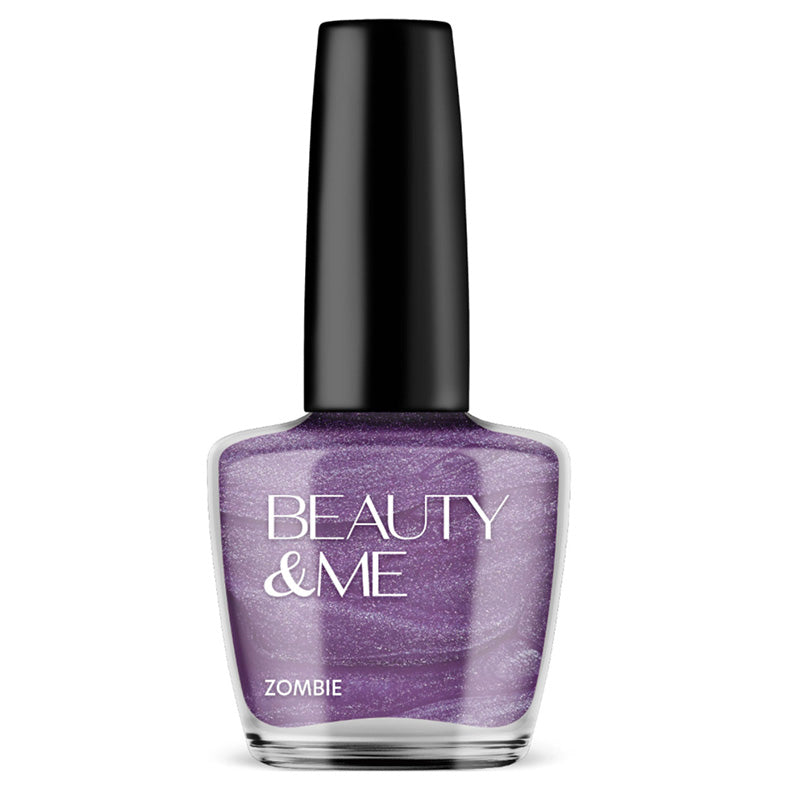 Beauty & Me Nail Polish 12ml - 56 'Zombie' Two Tone Metallic Mid Purple