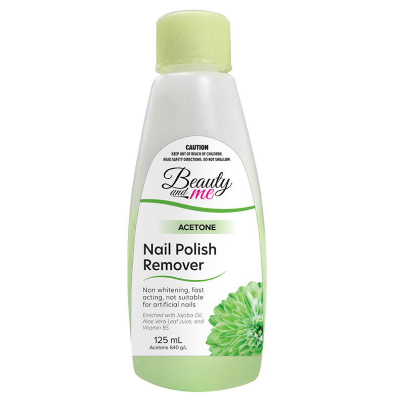 Beauty & Me Nail Polish Remover - Acetone 125ml