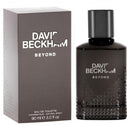David Beckham Beyond perfume bottle and packaging on a white background