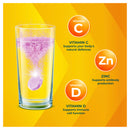 Berocca Immune Daily Defence Vitamin C, D and Zinc, Blackcurrant Flavoured Effervescent Tablets 30 Pack