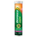 Berocca Immune Daily Defence Vitamin C, D and Zinc, Blackcurrant Flavoured Effervescent Tablets 30 Pack