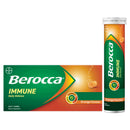 Berocca Immune Daily Defence Vitamin C, D and Zinc, Orange Flavoured Effervescent Tablets 30 Pack
