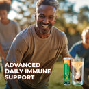 Berocca Immune Daily Defence Vitamin C, D and Zinc, Orange Flavoured Effervescent Tablets 30 Pack