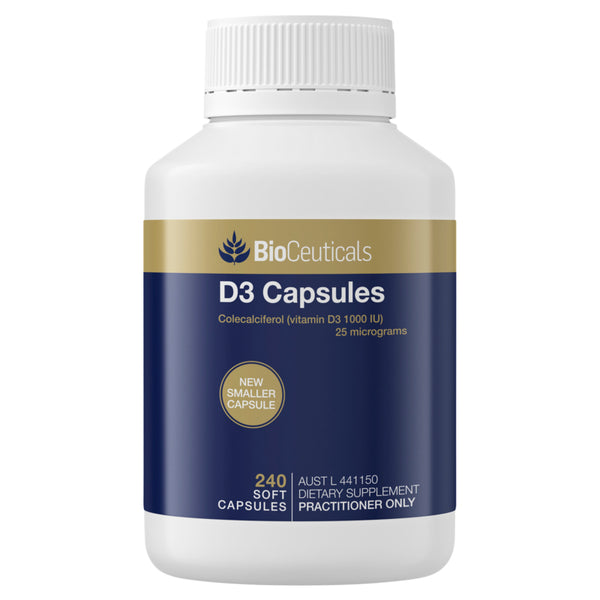 BioCeuticals D3 Capsules 240 Soft Capsules