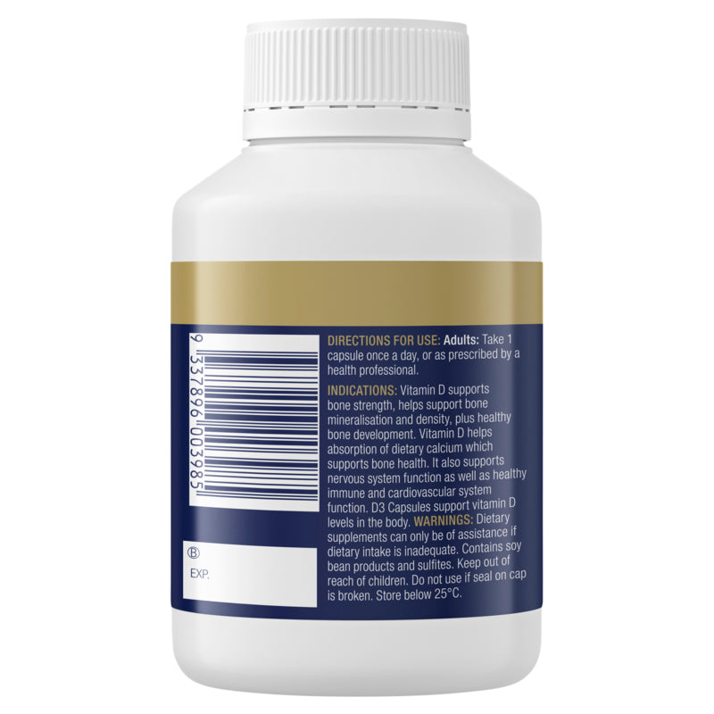 BioCeuticals D3 Capsules 240 Soft Capsules