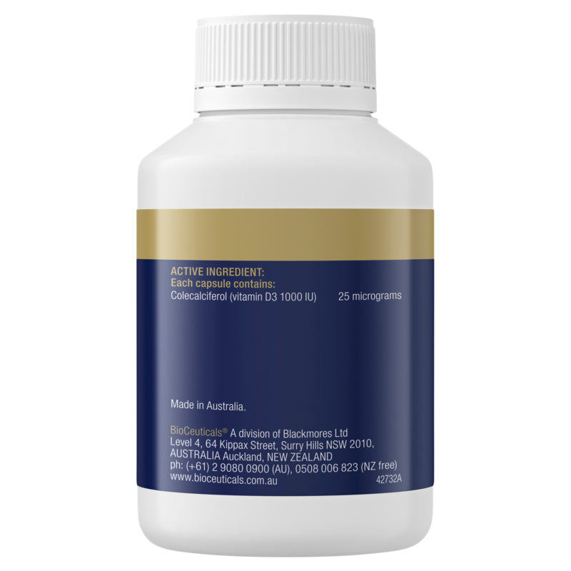 BioCeuticals D3 Capsules 240 Soft Capsules