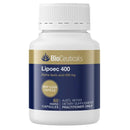 BioCeuticals Lipoec 400 dietary supplement bottle on a white background