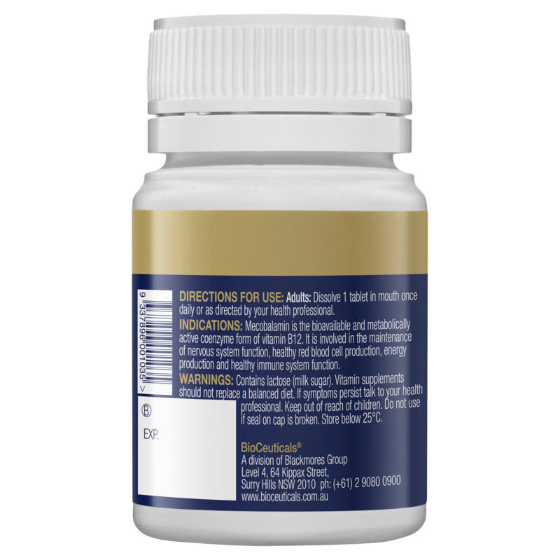 BioCeuticals Methyl B12 Chewable 60 Tablets