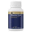 Bottle of BioCeuticals Migraine Care on a white background
