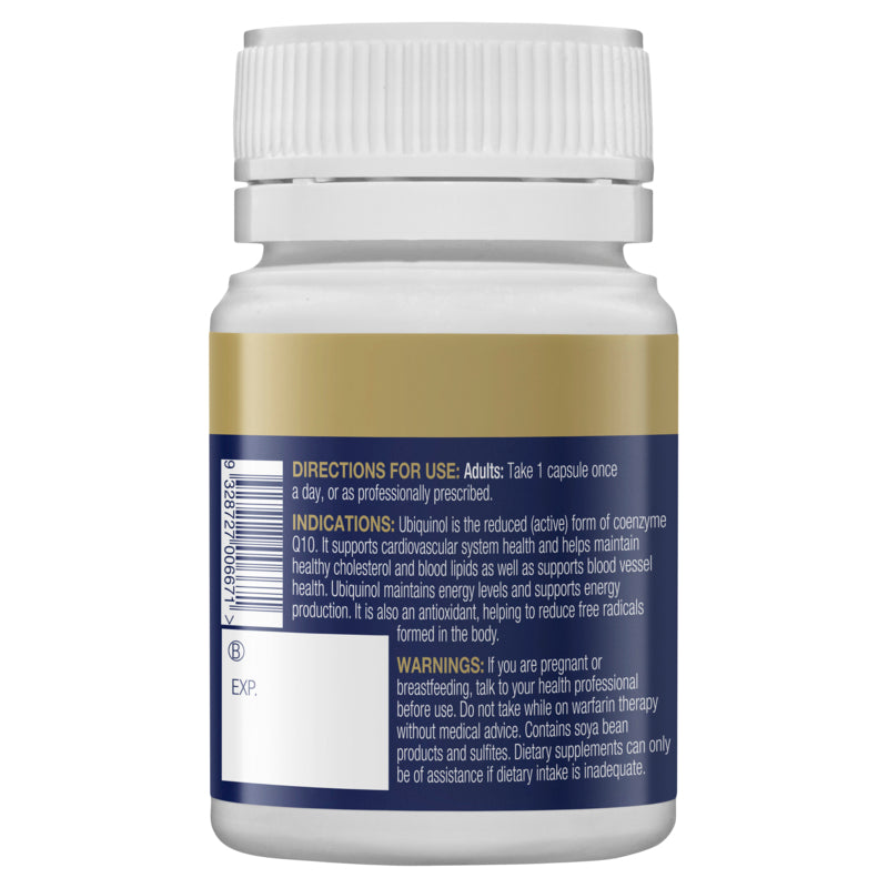 BioCeuticals Ubiquinol BioActive 150mg 30 Soft Capsules