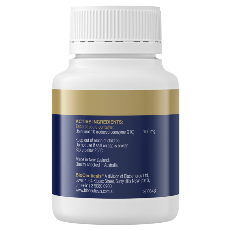 BioCeuticals Ubiquinol BioActive 150mg 60 Soft Capsules