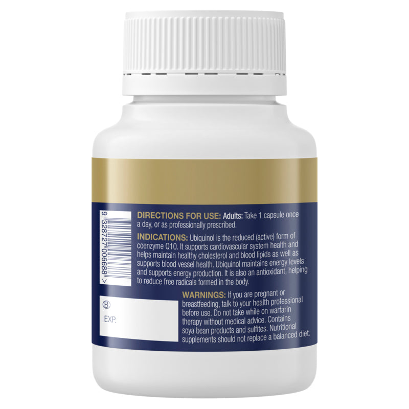 BioCeuticals Ubiquinol BioActive 150mg 60 Soft Capsules