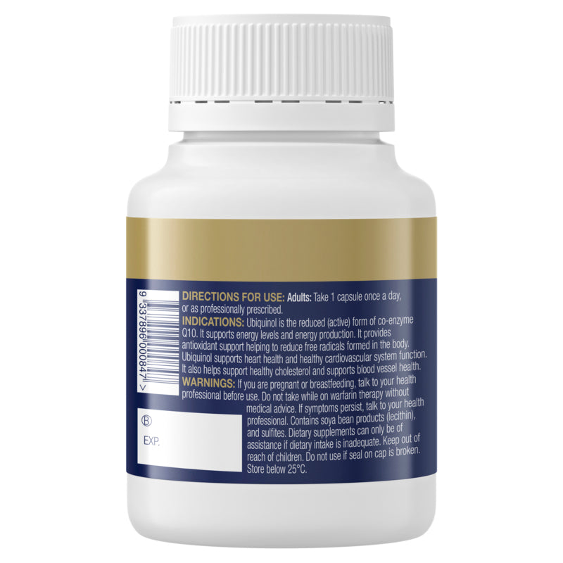 BioCeuticals Ubiquinol 300mg 30 Soft Capsules