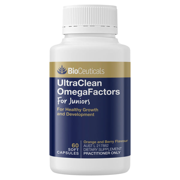 BioCeuticals UltraClean OmegaFactors for Juniors 60 Softgel Capsules