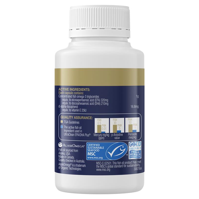 BioCeuticals UltraClean DHA Omega 60 Soft Capsules