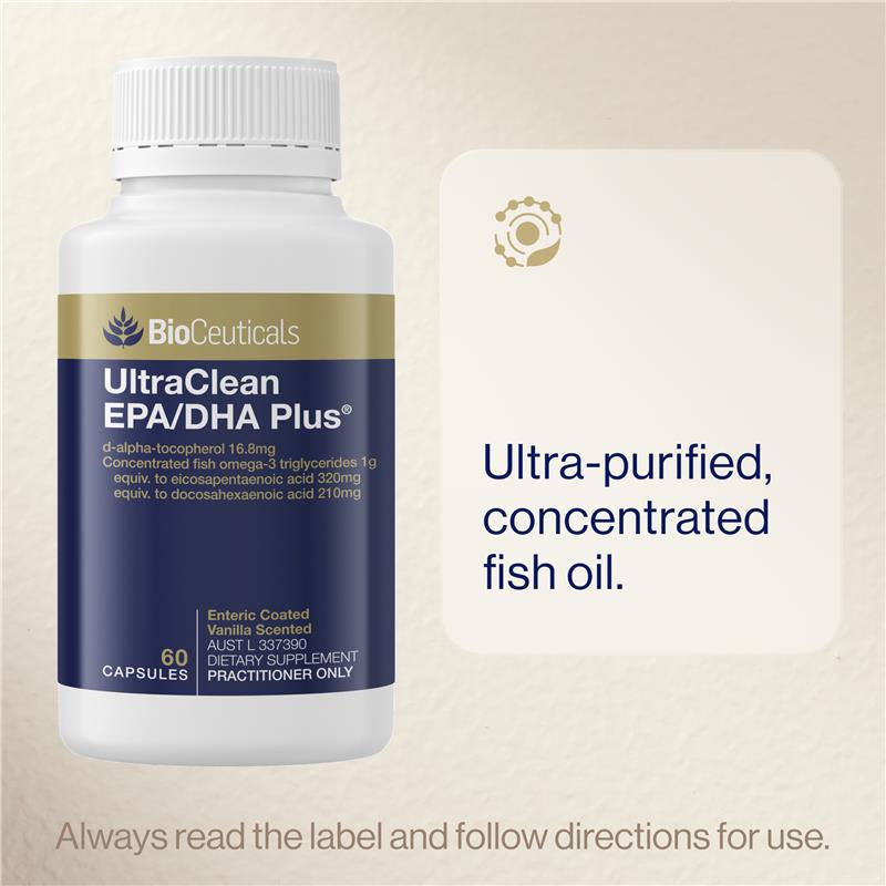 BioCeuticals UltraClean DHA Omega 60 Soft Capsules