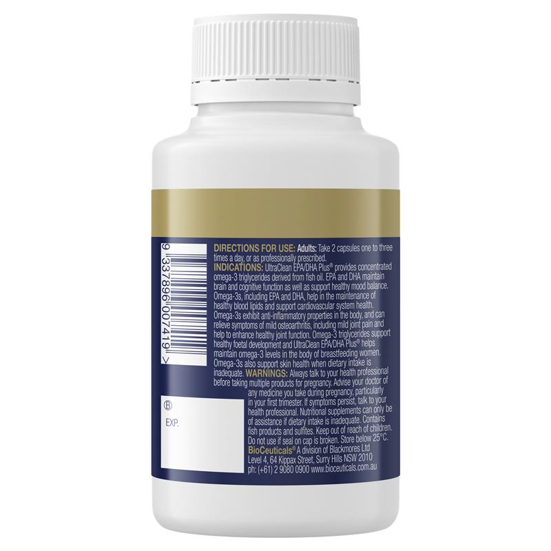 BioCeuticals UltraClean DHA Omega 60 Soft Capsules