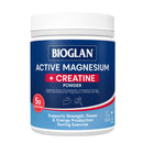 Bioglan Active Magnesium + Creatine powder container on a white background
