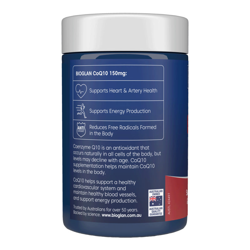 Bioglan CoQ10 150mg 150 Capsules