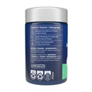 Bottle of Bioglan L-Theanine + Ashwagandha supplement with label on a white background
