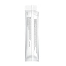 White tube with text on a white background