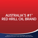 Red background with white text claiming to be 'Australia's