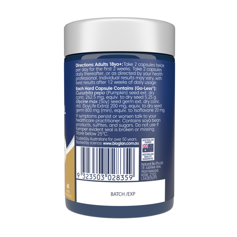 Bioglan Therapeutic Bladder Control - 60 Capsules