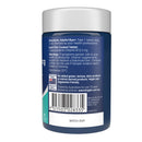 Vitamin supplement container with label on a white background