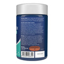 Vitamin supplement container with label on a white background