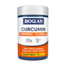 Bioglan Curcumin Turmeric 15,800mg supplement container on a white background
