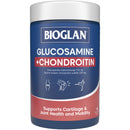 Bottle of Bioglan Glucosamine + Chondroitin on a white background