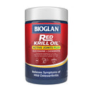 Bioglan Red Krill Oil supplement container on a white background