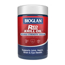 Bioglan Red Krill Oil supplement container on a white background