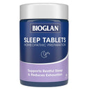Bioglan sleep tablets container on a white background